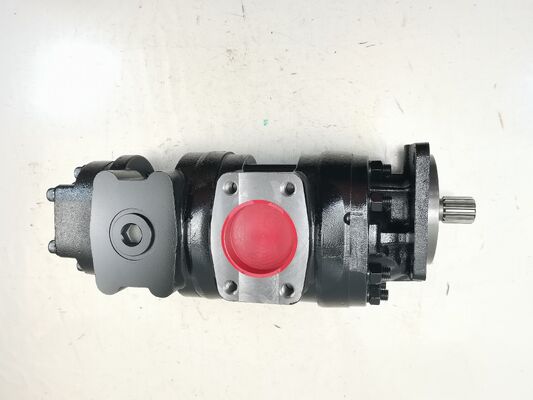 品質  Kawasaki Hydraulic Gear Pump L3-71+56+（2）22  Hydraulic Parts Cast Iron  Aluminum alloy  Oil Gear Pump For Wheel Loaders Machinery ISO9001 certified 工場