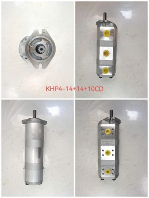 高性能油圧ギアポンプ KHP4-14+14+10CD、11KW出力、1060lpm流量、160kPa-250kPa圧力、農業機械油圧部品