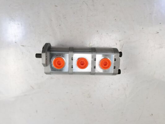 水力ギアポンプ 12+12+12 10T L 鉄とアルミニウム合金材料 建設機械 工場供給 水力スペア部品