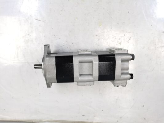3段階液圧ギアポンプ234-60-72100 高品質の鉄とアルミニウム合金材料 建設機械工場供給のための範囲 液圧部品