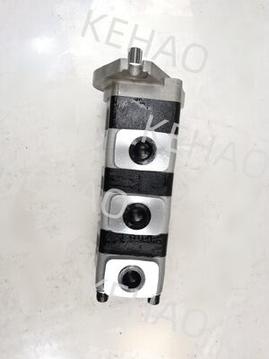 高品質油圧ギアポンプ CBKSL2-G25+G16+G16-A1T11Φ13L ステンレス鋼 OEM カスタマイズ可能なギアポンプ 1 年保証