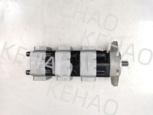 高品質油圧ギアポンプ CBKSL2-G25+G16+G16-A1T11Φ13L ステンレス鋼 OEM カスタマイズ可能なギアポンプ 1 年保証