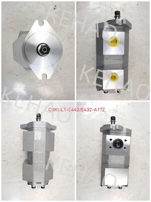 ギアポンプ CBKUL1-E442+E432-A1TZ 高品質ステアリングおよびパワーデバイスオイルポンプ 油圧スペアパーツ コマツ機械で使用