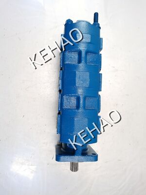 America Paker GPP1 Series Hydraulic Gear Pump GPP1-63+63+30 L High Pressure Grade Gear Oil Hydraulic Replacement For Construction Equipment