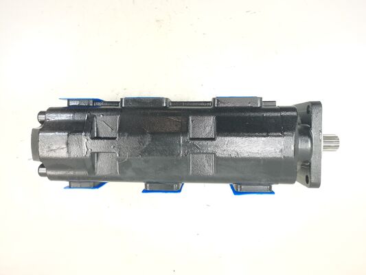 JHP シリーズ油圧ギア ポンプ JHP2080 + 2080 + 2040 R 鋳鉄およびアルミニウム合金材料シングルオイルトランスファーポンプ OEM ODM 認証ステアリング装置