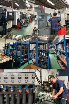 NABCO コンクリート機械用のギアポンプ NABCO-56+50-A1 鋳鉄とアルミニウム合金材料 トリプル水力ポンプ 1 年間の保証 工場供給