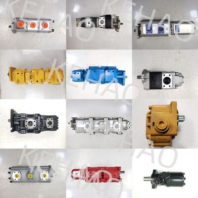 KEHAO 油圧ギアポンプ P5100-F63N03676G 修理用油圧部品 鋳鉄 アルミニウム合金 オイルギアポンプ 掘削機用 ISO9001認証