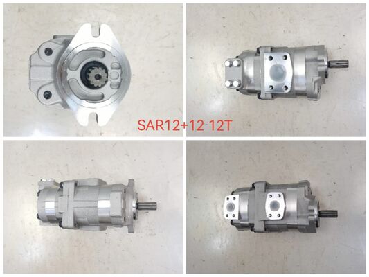 パーソナライズ可能なコマツシ水力ポンプギアポンプ SAR1/ SAR3/ SAL1/ SAL3シリーズ SAR12+12 1+2 12T L 鋳鉄 アルミニウム合金材料