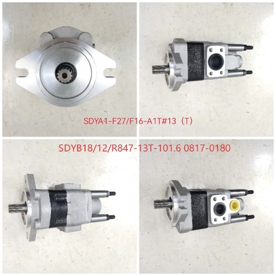 KEHAOギアポンプ 鋳鉄とアルミニウム合金 フォークリフト用液压油換気ポンプ SDYA1-F27+F16-A1TΦ 機械修理部品 認証 OEM ODM