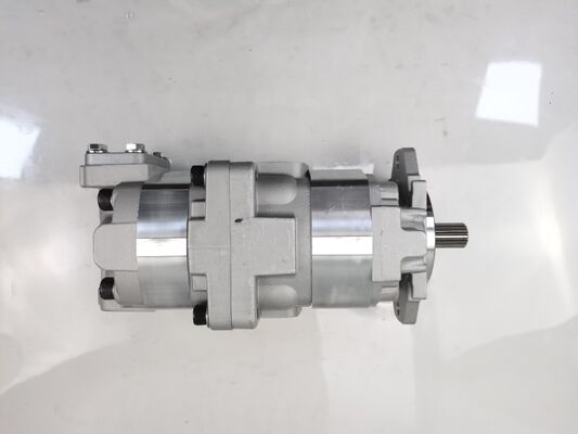 KEHAO ギアポンプ コマツ鋳鉄・アルミ合金製油圧オイルポンプ ホイールローダー機械修理部品 モデル 80+63 R 14T OEM ODM 工場供給