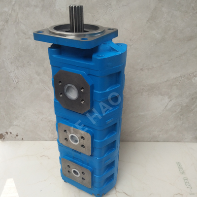 CBGJはポンプ正方形カバー スプラインのコンパクトの機械類および車を設計するためのオリジナルの歯車ポンプを三倍にします